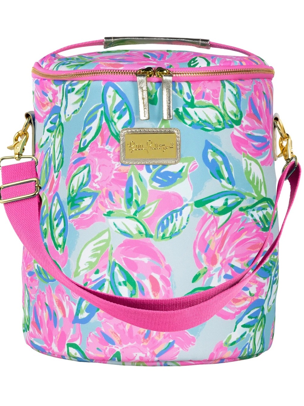 Lilly Pulitzer Cooler Bag with Pink Strap